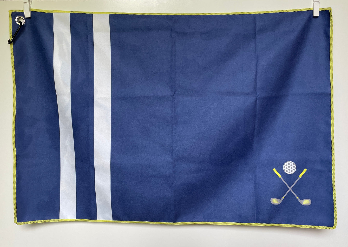 Navy Golf with Clubs