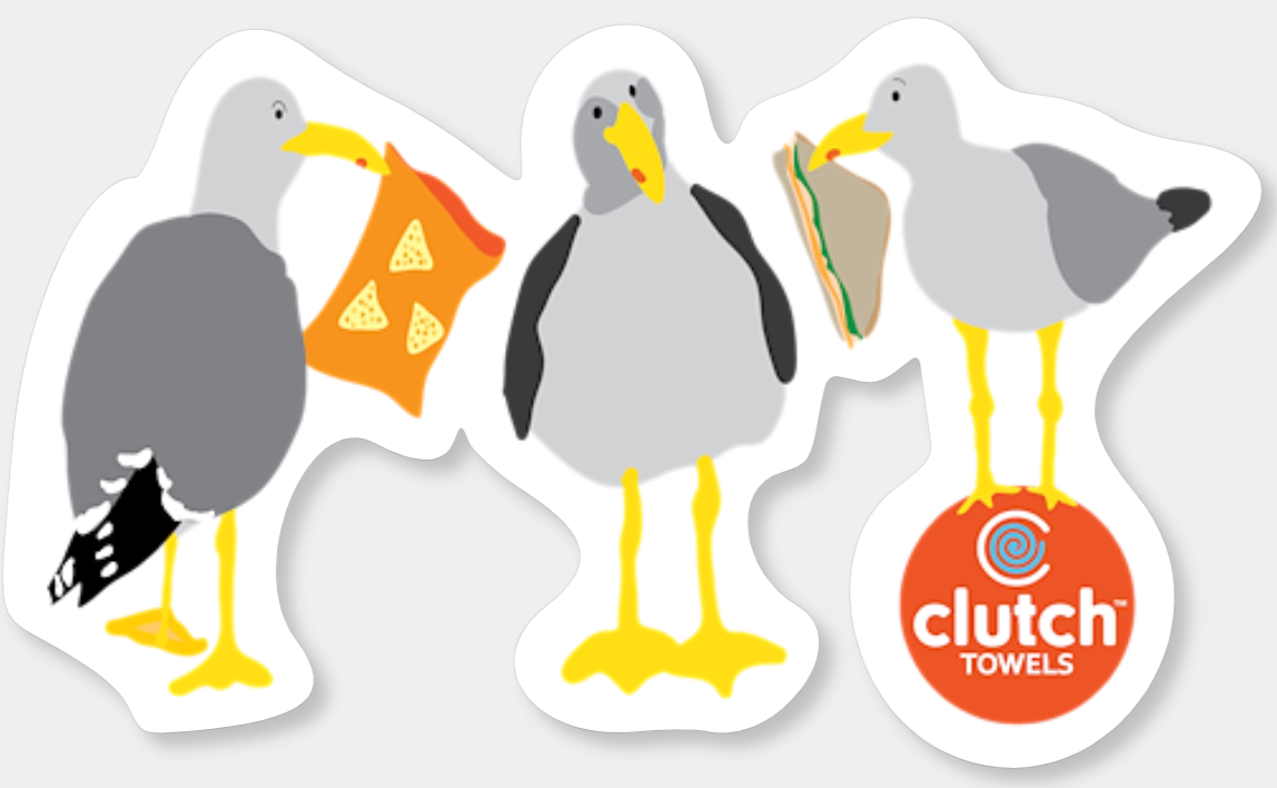 Seagull Stole My Lunch Sticker