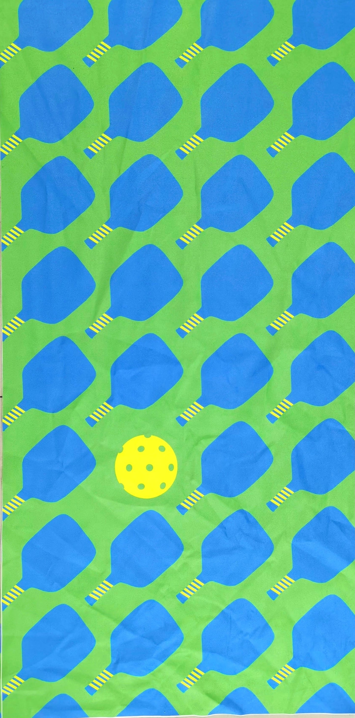Green & Blue Pickleball Towel