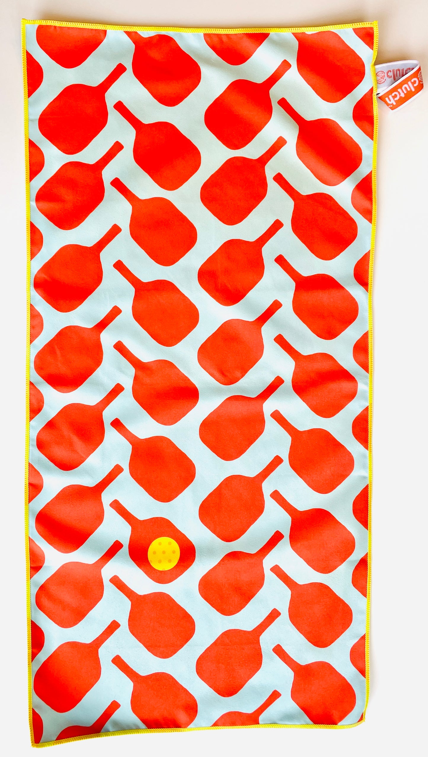 Orange & Blue Pickleball Towel