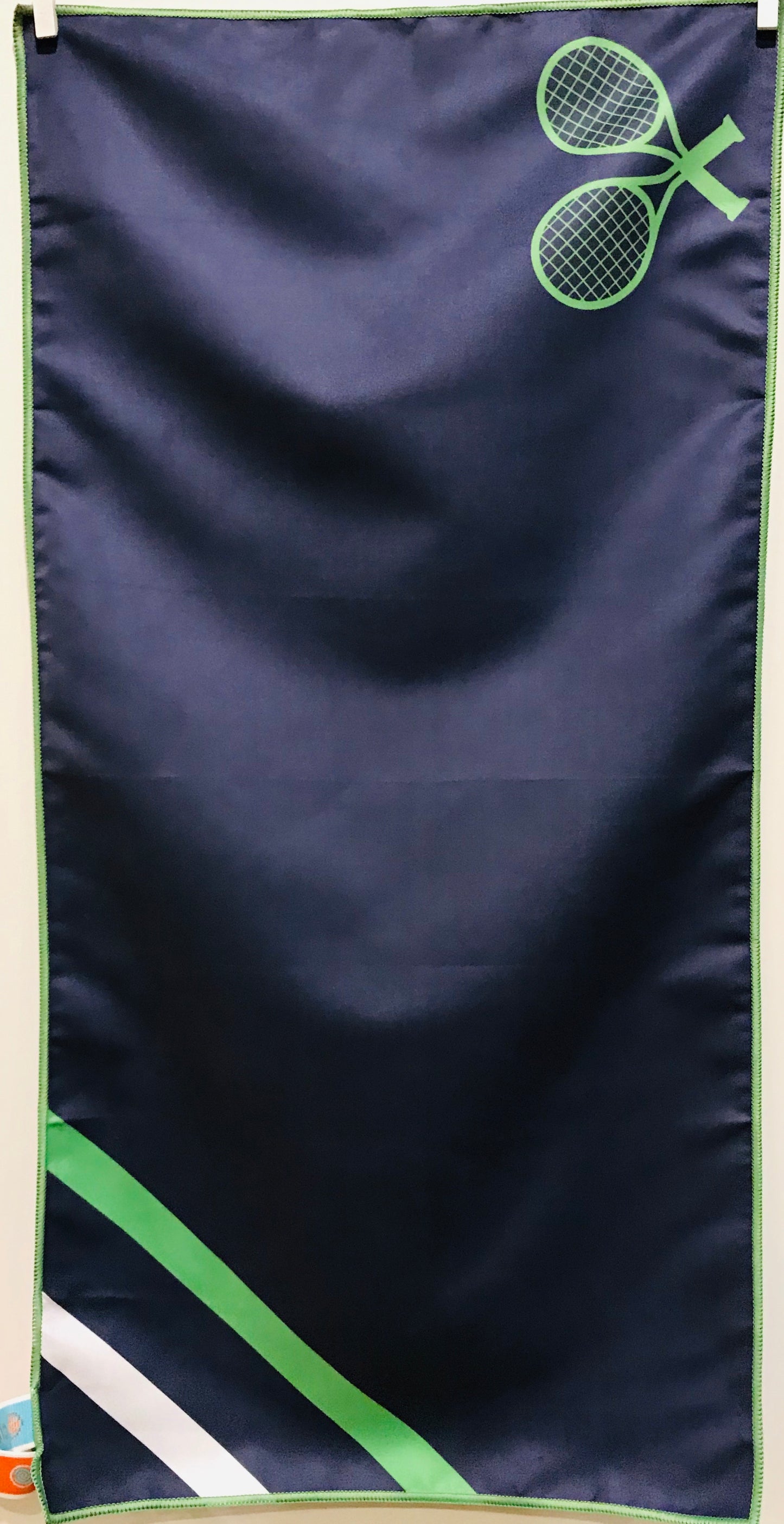 Corner Stripes Tennis Towel