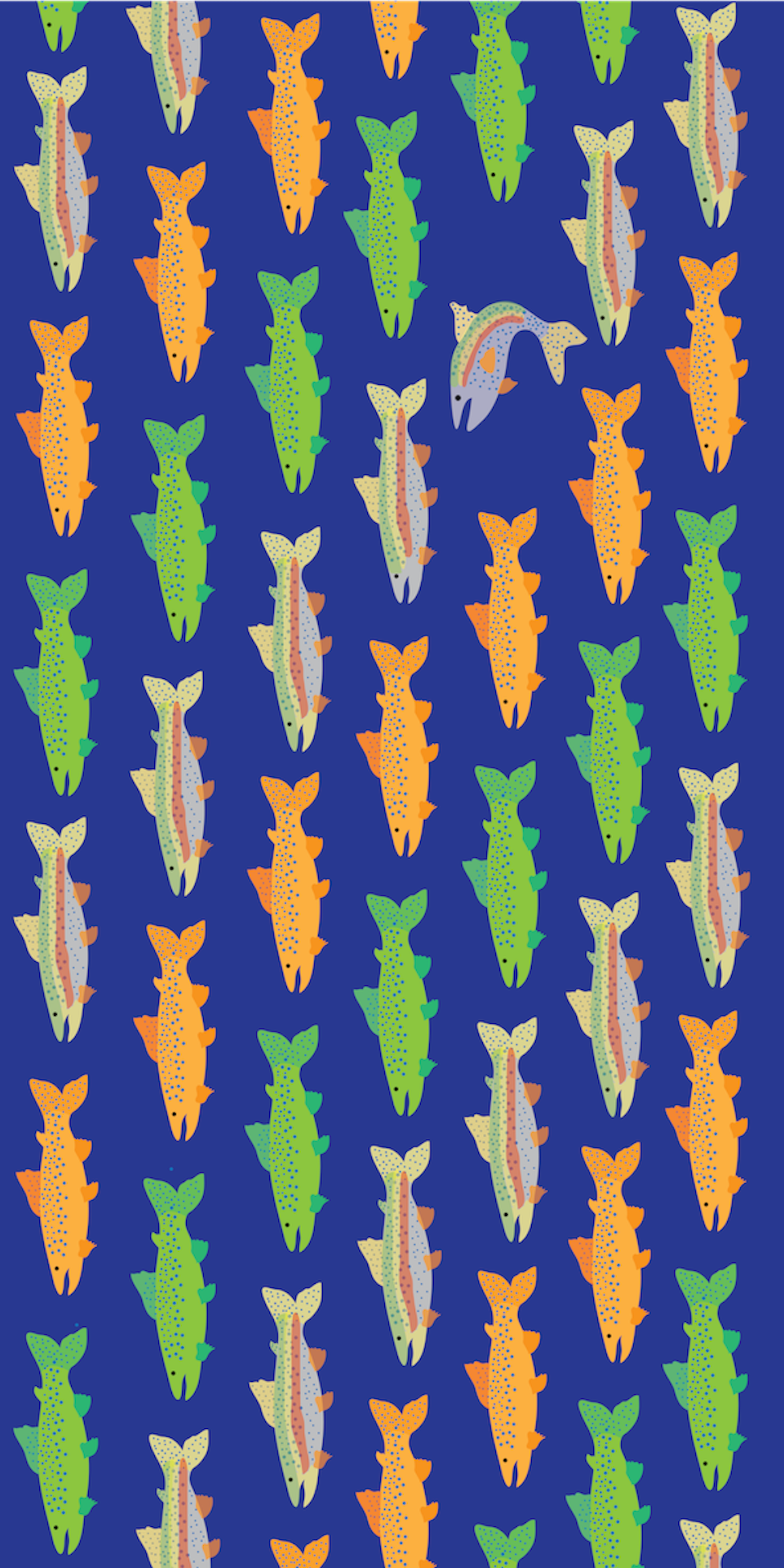 Clutch Towels Go Fish Towel