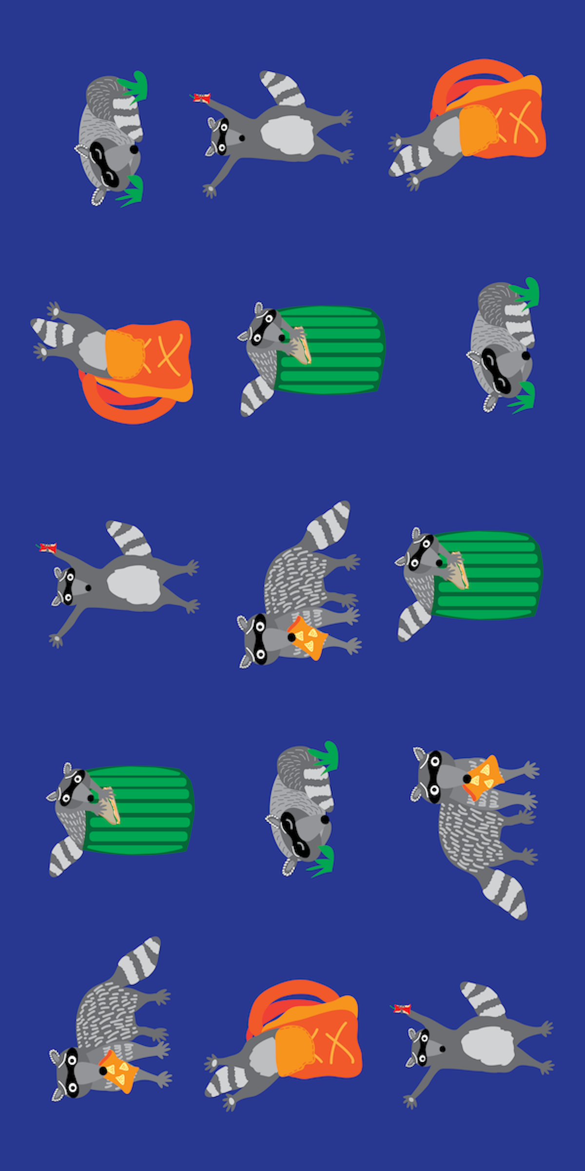 Clutch Towels Raccoon Raiders