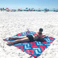 Double Size Beach Towel Vibrant Together