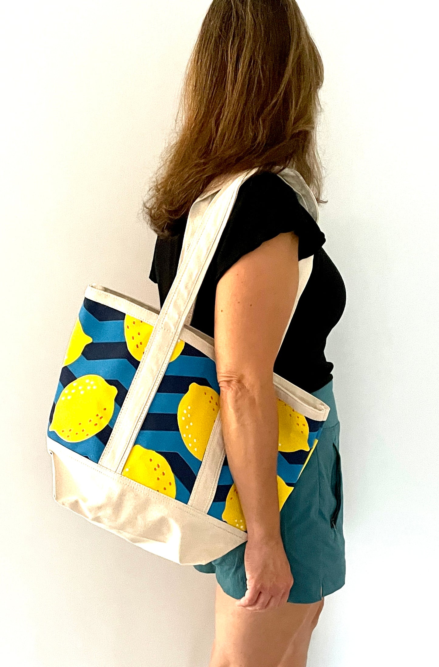 Lemon Canvas Tote Bag