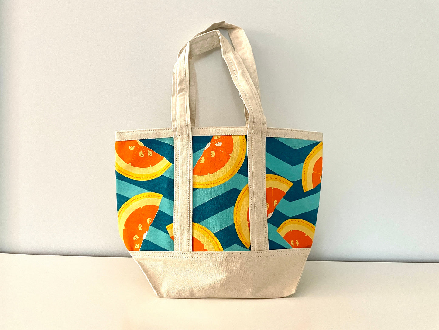 Tangerine Canvas Tote Bag